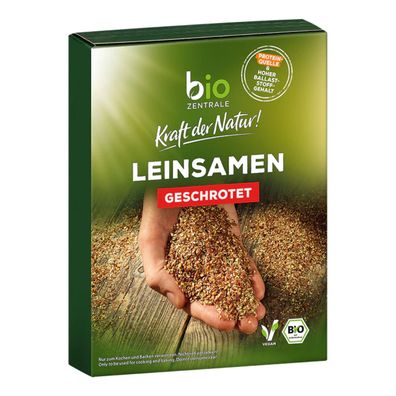 Bio Leinsamen geschrotet