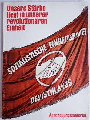 DDR SED Anschauungsmaterial - Unsere Stärke liegt in unserer revolutionären Einheit