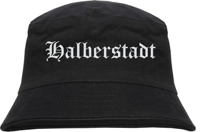 Halberstadt Fischerhut - Altdeutsch - bestickt - Bucket Hat Anglerhut Hut Anglerh