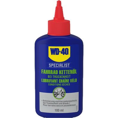 WD-40 Specialist, Fahrrad Kettenöl Trocken 100ml