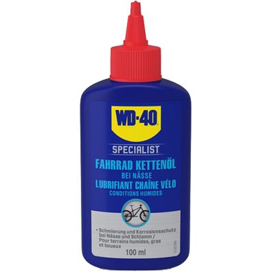 WD-40 Specialist, Fahrrad Kettenöl Feucht 100ml