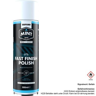 Oxford Politur Mint Fast Finish Polish Politur 500ml Spraydose