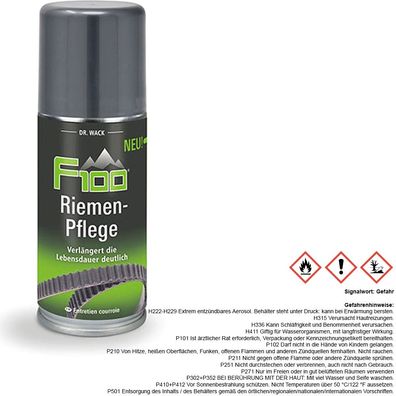 F 100 Riemenpflege Spray 100ml 2885