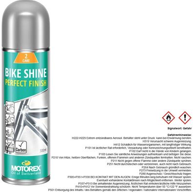 Motorex Oberflächenbehandlung BIKE SHINE 1x 300 ml Sprühdose