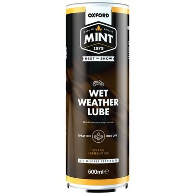 Oxford Kettenspray Wet Weather Lube" 500ml Spraydose türkis