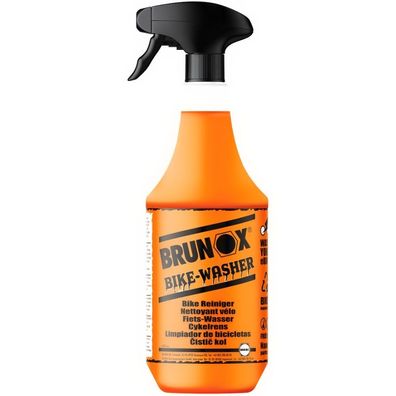 Brunox Fahrradreiniger Bike-Washer" 1L Flasche schwarz orange ca. 1,108 kg