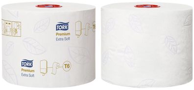 Tork® 127510 Toilettenpapier Midi für T6 System - extra weich, 3-lagig, 27 Rollen