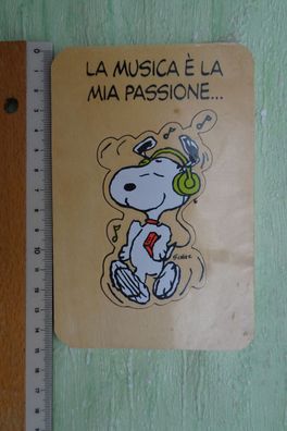 Charles Schulz Peanuts Snoopy Holzbild La Musica UFS OVP Concept Dick de Rijk