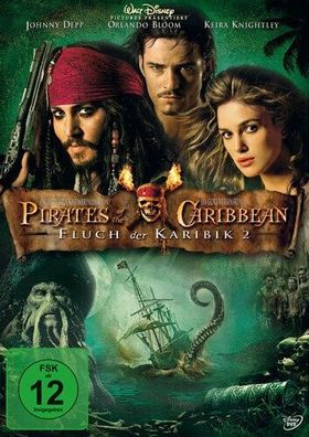 Pirates of the Caribbean 2 - Fluch der Karibik 2 (DVD] Neuware