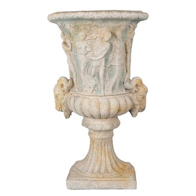 Clayre & Eef Wandblumentopf 77 cm Beige Magnesiumoxid (MGO) (Gr. 47x23x77 cm)