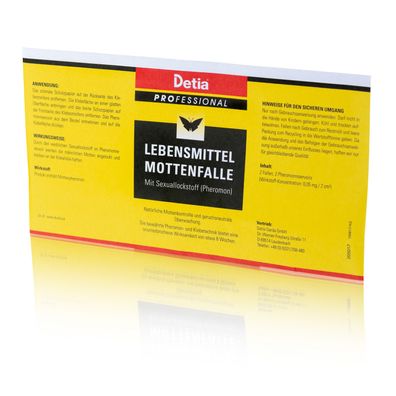 Detia - Lebensmittel-Mottenfalle, 2er Packung