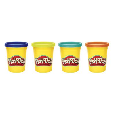 Play-Doh E4867ES0 Play-Doh Knete WILD farbsortiert 4 Farben je 112,0 g