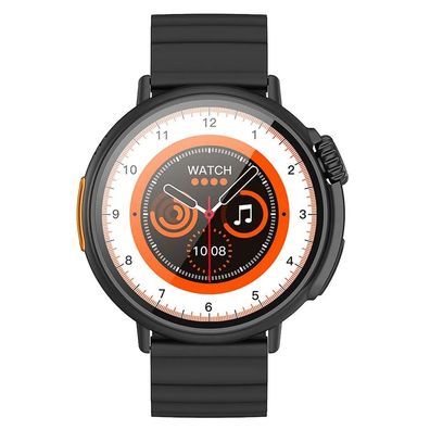 HOCO Smartwatch Y18 schwarz - misst Herzfrequenz und Sättigung - iOS- und Android