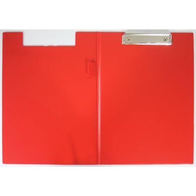 Q-Connect® KF01302 Klemmmappe mit Folienüberzug - rot