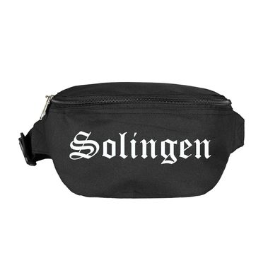 Solingen Bauchtasche - Altdeutsch bedruckt - Gürteltasche Hipbag - Farbe