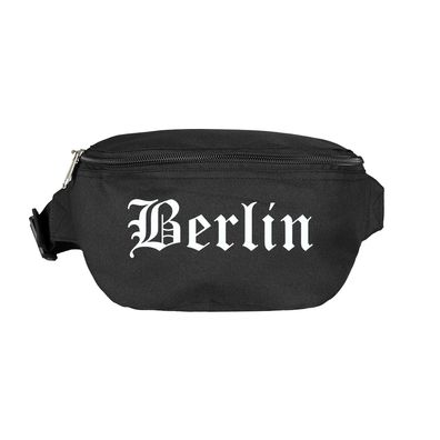 Berlin Bauchtasche - Altdeutsch bedruckt - Gürteltasche Hipbag - Farbe: