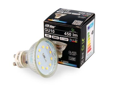 LED Line GU10 SMD 5W 450 lm