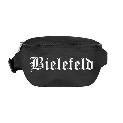 Bielefeld Bauchtasche - Altdeutsch bedruckt - Gürteltasche Hipbag