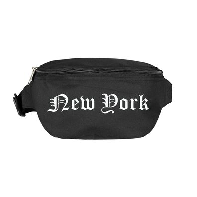 New York Bauchtasche - Altdeutsch bedruckt - Gürteltasche Hipbag - Farbe