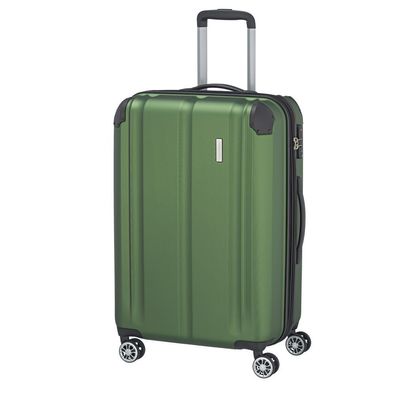 Travelite City 4w Trolley M 073048, grün, Unisex