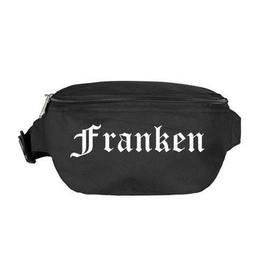 Franken Bauchtasche - Altdeutsch bedruckt - Gürteltasche Hipbag - Farbe: