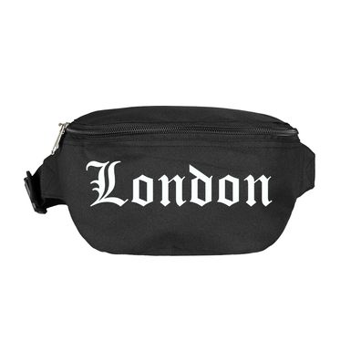 London Bauchtasche - Altdeutsch bedruckt - Gürteltasche Hipbag - Farbe: