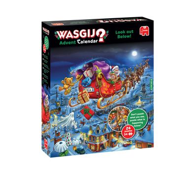 Jumbo Spiele 1110101658 Wasgij? Adventskalender Vorsicht da unten!