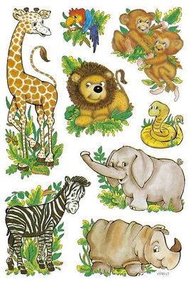 Herma 3793 3793 Sticker DECOR Dschungeltiere