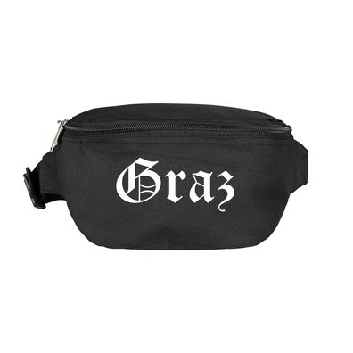 Graz Bauchtasche - Altdeutsch bedruckt - Gürteltasche Hipbag - Farbe: