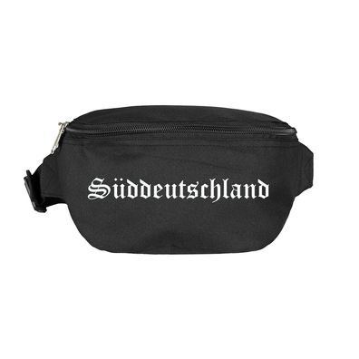 Süddeutschland Bauchtasche - Altdeutsch bedruckt - Gürteltasche Hipbag