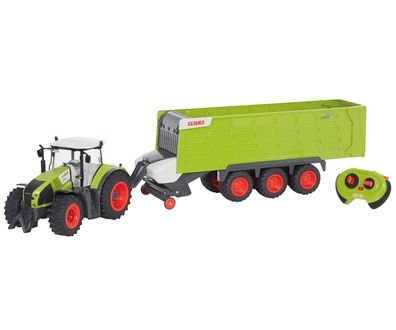 Claas ferngesteuerter Traktor Axion 870 + Anhänger Cargos 9600 (Maßstab 1:16) Trecker