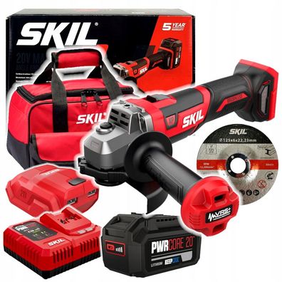 Skil Akku-Winkelschleifer 20V 3930 DB 125mm (1x4.0Ah Tasche)