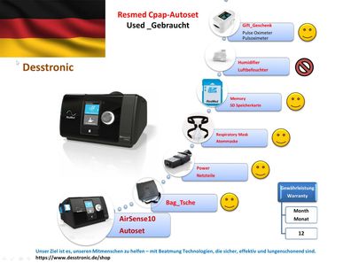 ResMed AirSense 10 Autoset/ Arbeitszeiten = 200 Uhr