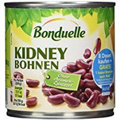 Bonduelle rote Kidney Bohnen Hülsenfrüchte Gemüsekonserve 425ml