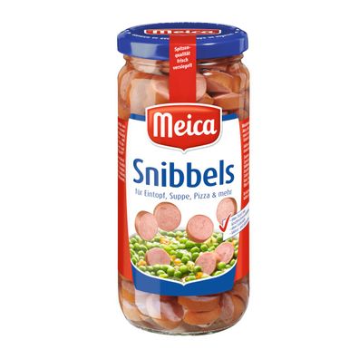 Meica Snibbels Würstchenscheiben für Eintopf ATG 207g Glas 380g