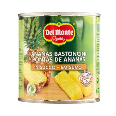 Del Monte Ananas Sticks in Saft mit natürlicher Süße Dose 435g