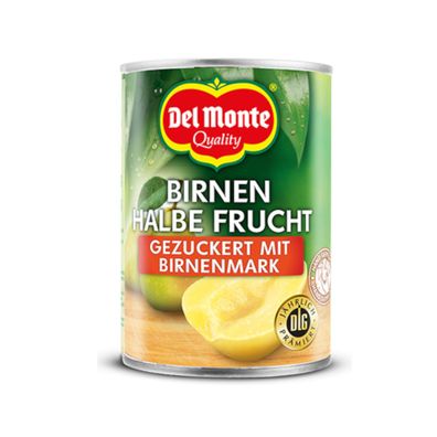 Del Monte Birnen halbe Frucht gezuckert mit Birnenmark Dose 825g