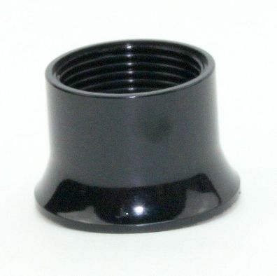 E27 Bakelit Schraubring schwarz 57x37 mm