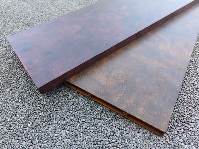 Aluminium Vierkantrohr Rechteckrohr Pulverbeschichtet Aluminiumprofil 200x20 Corten