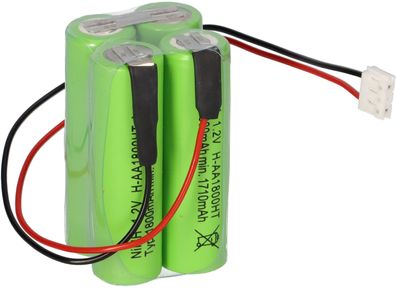 NiMH4820Q 4,8V NiMH Akku 1800mAh 32cm Kabel + Stecker