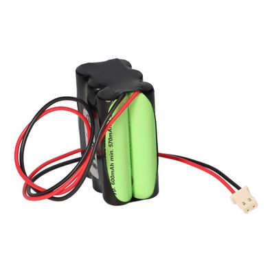Notleuchten-Akku 7,2V 600mAh NiMH – passend Beghelli 415390000 – Kabel & Stecker