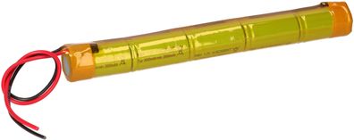 Ersatzakku Sub C NiMH 6V 3,0 Ah Stange 30cm Kabel Notlicht Hochtemperatur L51NiMH3000
