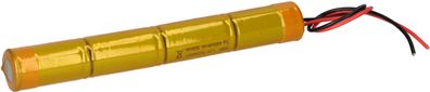 Notleuchten-Akku 4,8V 4000mAh C NiMH Notleuchten HT 20cm Kabel L1x4