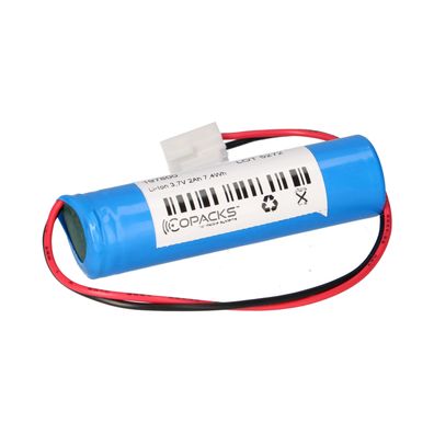 Li-Ion Notleuchten-Akku 3,7V 2,0Ah – passend für CEAG 40071353666 / 40071353398