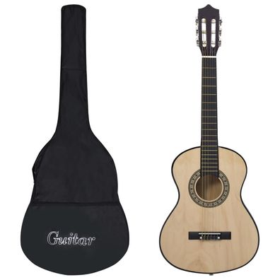 vidaXL Klassikgitarre für Anfänger und Kinder mit Tasche 1/2 34"