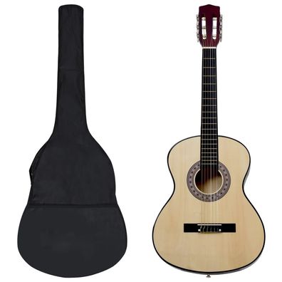 vidaXL 8-tlg. Klassikgitarren-Set für Anfänger 3/4 36"