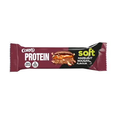 Corny Protein Soft Haselnuss Nougat einem proteinreicher Snack 45g