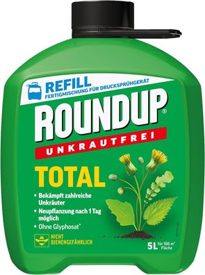 Roundup Unkrautfrei TOTAL, 5 L Fertigmischung