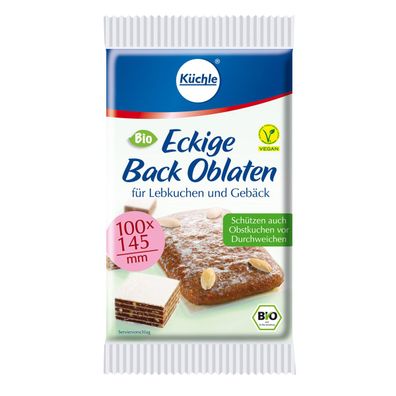 Küchle Bio Backoblaten eckig