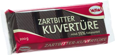 Wawi Kuvertüre Zartbitter 200g